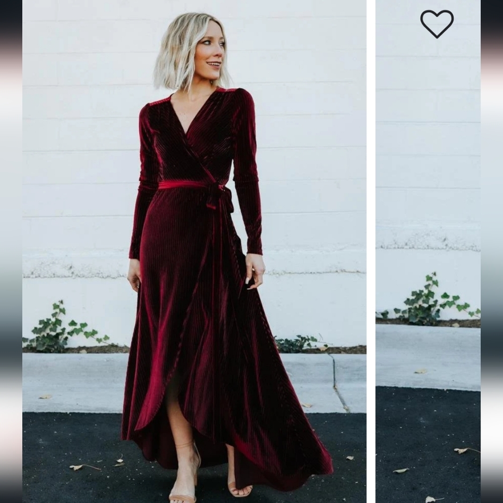 Baltic Born XS Jada wrap dress Mulberry